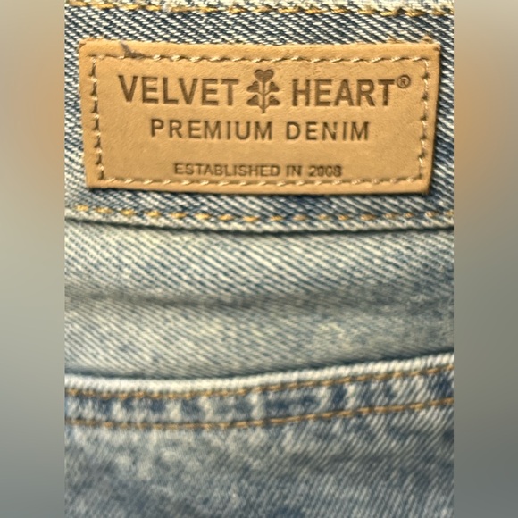 VELVET Heart denim Yelena Classic Fit Star button up Skirt vintage! - Picture 14 of 15